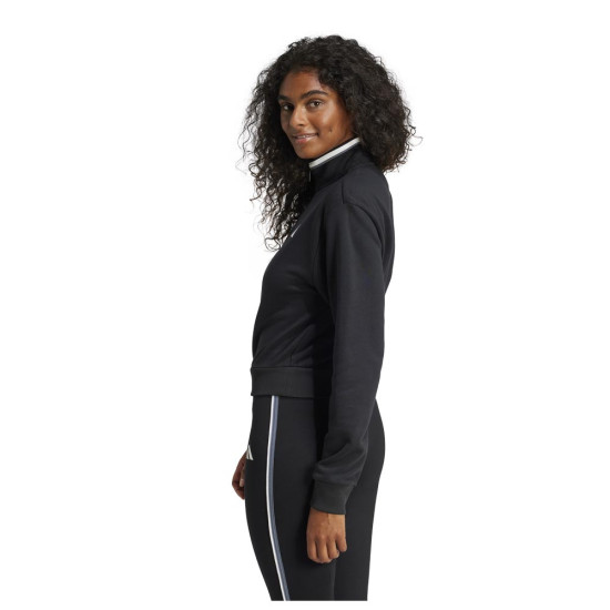Adidas Γυναικεία μακρυμάνικη μπλούζα Essentials Color Pop French Terry Crop Quarter-Zip